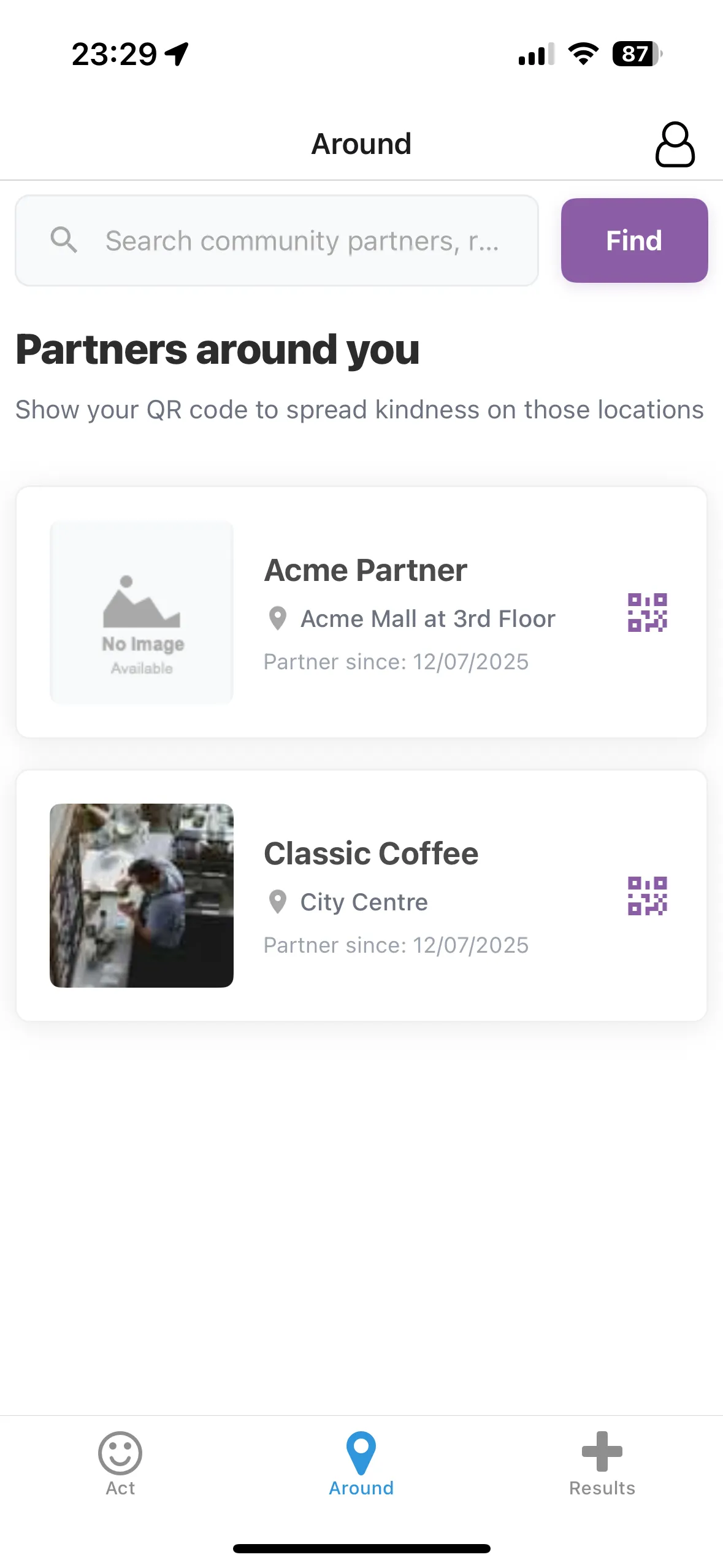 Local Partners - Pay it forward